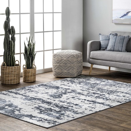 Nuloom Ginny Contemporary Speckled Abstract Area Rug 4ft 3in x 6ft LPBL02A-406